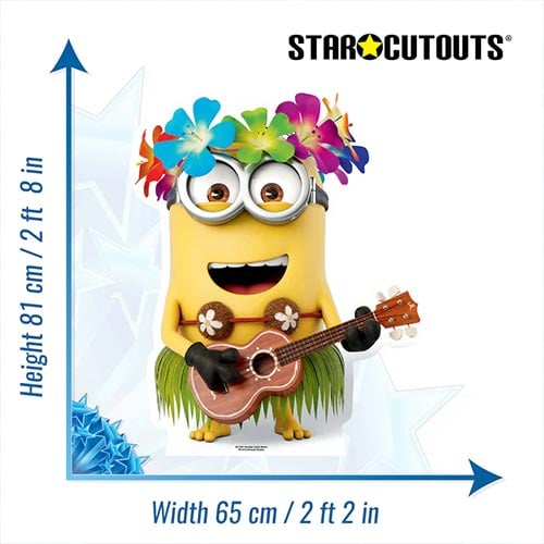 Phil Minion Hawaiian Guitar Star Mini Cardboard Cutout 81cm Product Gallery Image