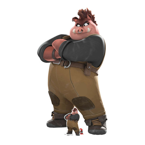 Pigtail The Bad Guys 2 Lifesize Cardboard Cutout 122cm Product Gallery Image