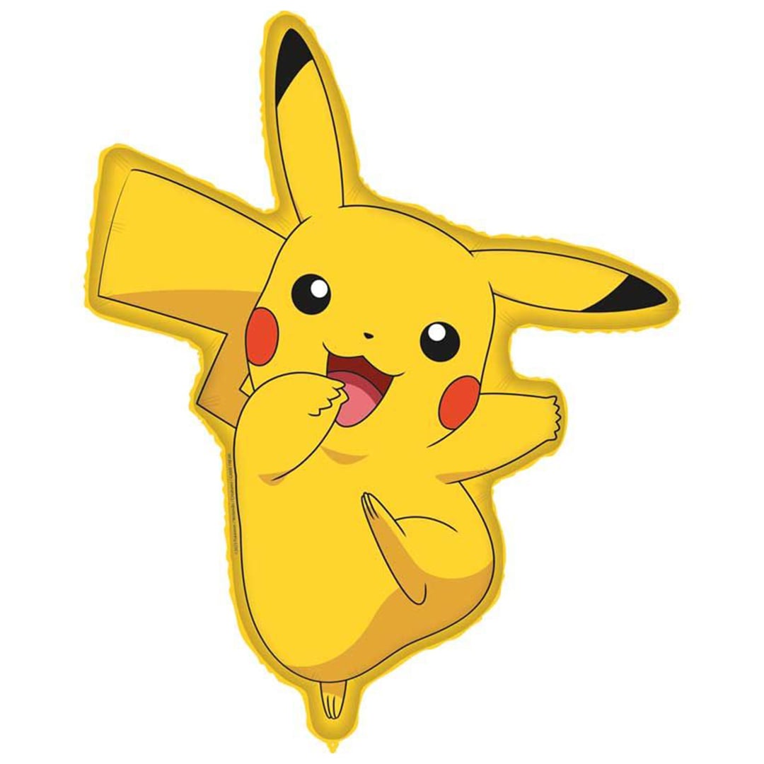 Pikachu Pokemon Giant Foil Balloon 77cm / 30 in