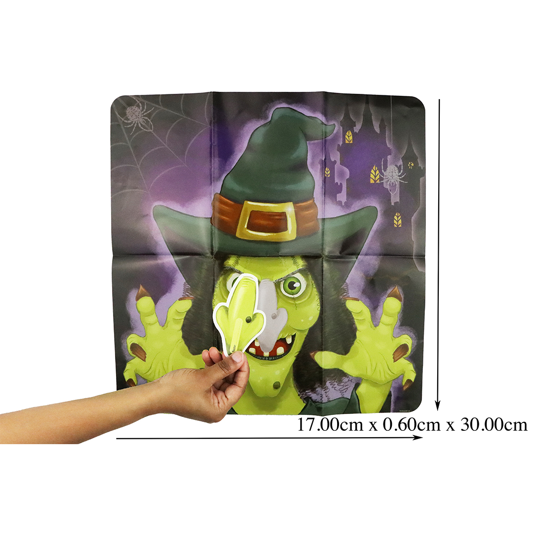 Pin The Nose on The Witch Halloween Party Game View 4