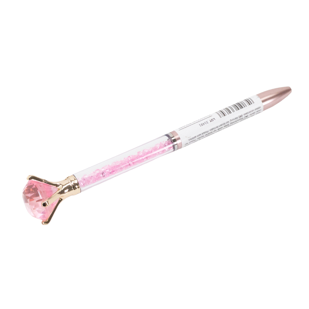 Pink Gem Stone Ballpoint Pen