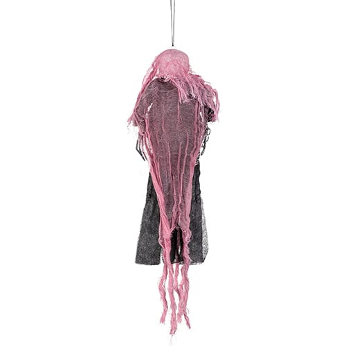Pink Girl Skeleton Settler Halloween Prop Hanging Decoration 40cm Product Gallery Image