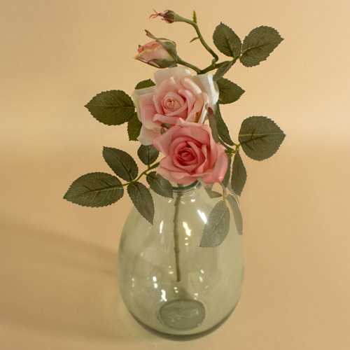 Pink Jade Royal Rose Artificial Flower Decoration 61cm Product Gallery Image