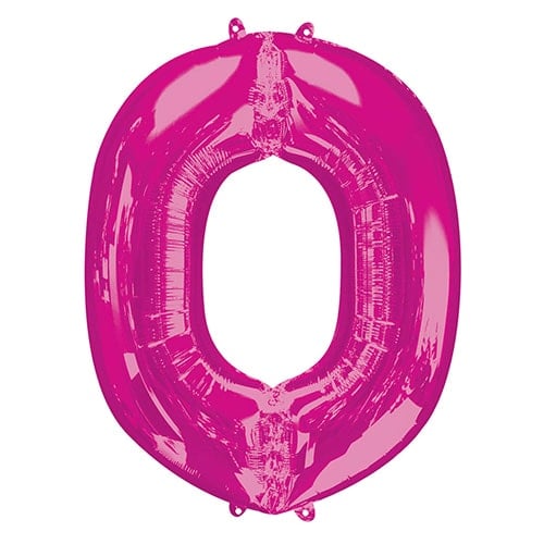 Pink Letter O Air Fill Foil Balloon 40cm / 16 in Product Image