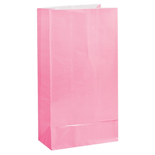 Pink Paper Party Bag - Pack of 12 Product Image