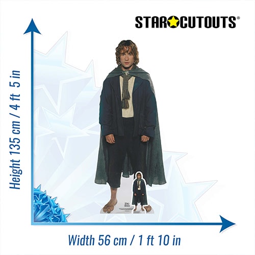 Pippin Lord of the Rings Lifesize Cardboard Cutout 135cm Product Gallery Image