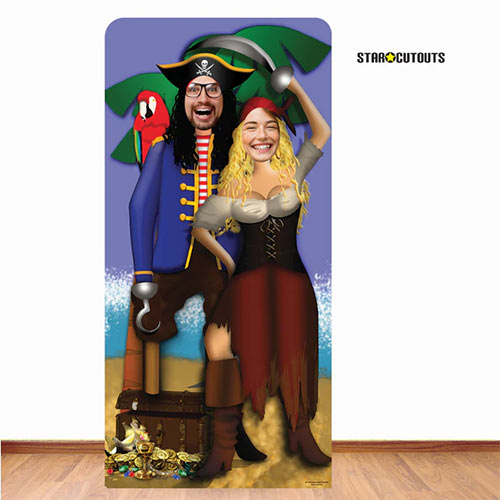 Pirate Couple Stand In Lifesize Cardboard Cutout 186cm Product Gallery Image