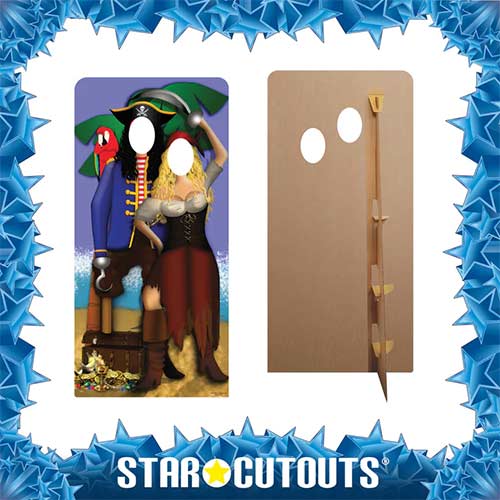 Pirate Couple Stand In Lifesize Cardboard Cutout 186cm Product Gallery Image