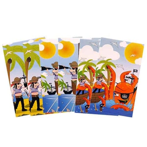 Assorted Mini Pirate Notebooks - Pack of 6 Product Image