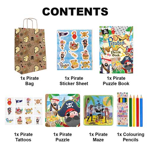 Pirate Pre-Filled Party Favour Bag Product Gallery Image