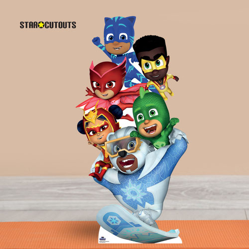 PJ Masks Group Shot Lifesize Cardboard Cutout 175cm Product Gallery Image