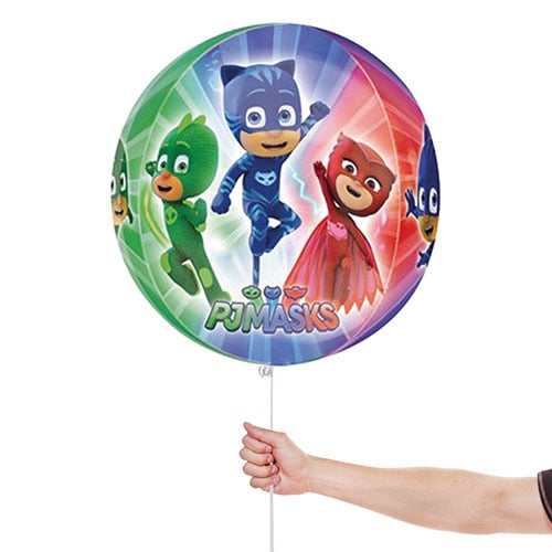 PJ Masks See-Thru Orbz Foil Helium Balloon 38cm / 15 in Product Gallery Image