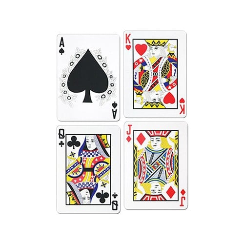 Playing Cards Decorative Cutout - 18 Inches / 45cm - Pack of 4 Product Image