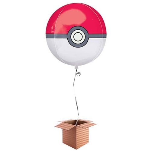Pokemon Poke Ball Orbz Foil Balloon - Inflated Balloon in a Box Product Gallery Image