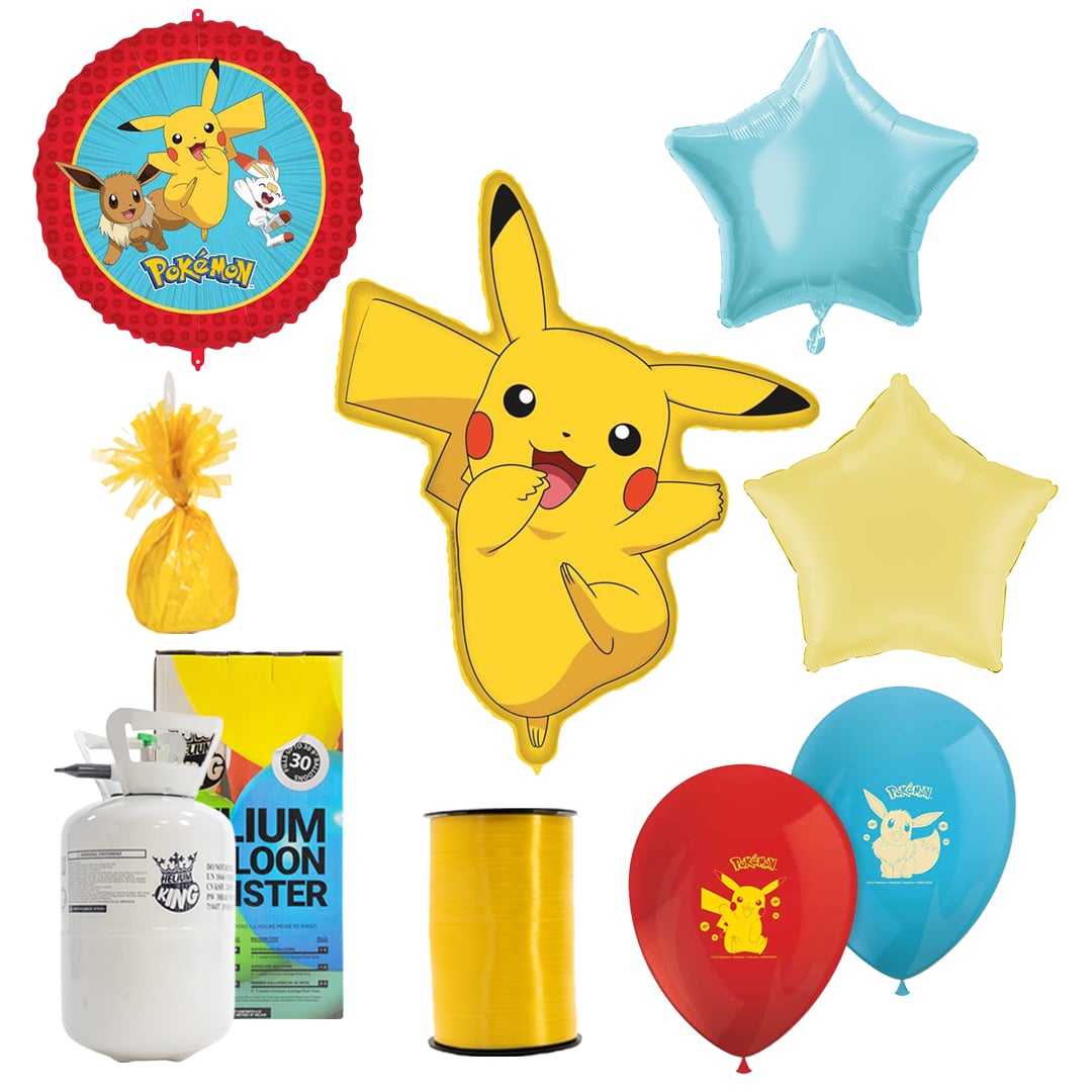 Pokemon Balloons & Helium Canister Party Pack View 2