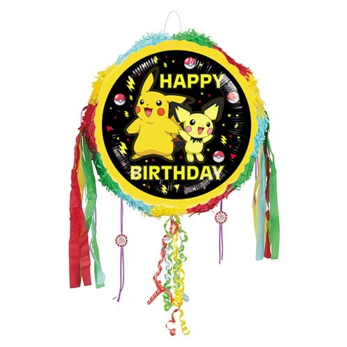 Pokemon Happy Birthday Pull String Pinata Product Image