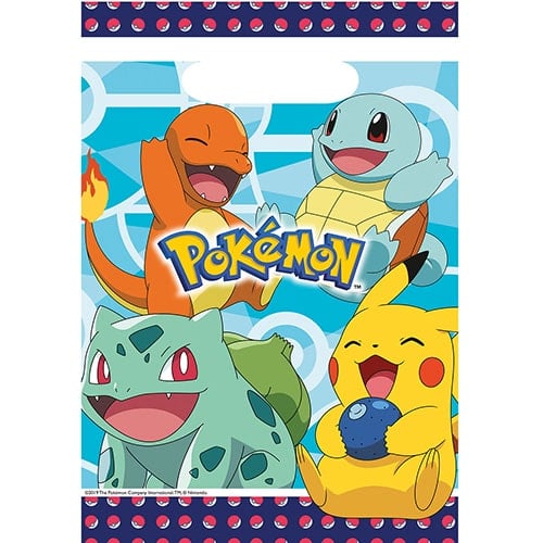 Pokemon Party Loot Bags - Pack of 8 Product Image