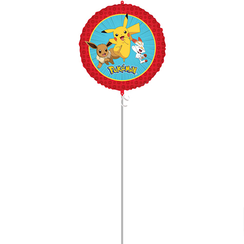 Pokemon Round Foil Helium Balloon - Inflated Balloon in a Box Product Gallery Image
