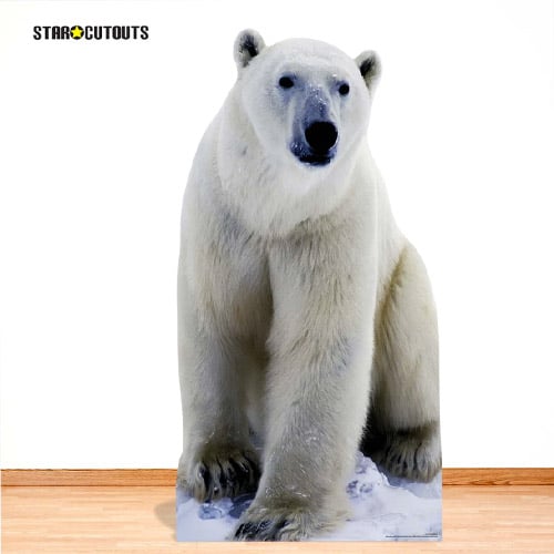 Polar Bear Lifesize Cardboard Cutout 176cm Product Gallery Image