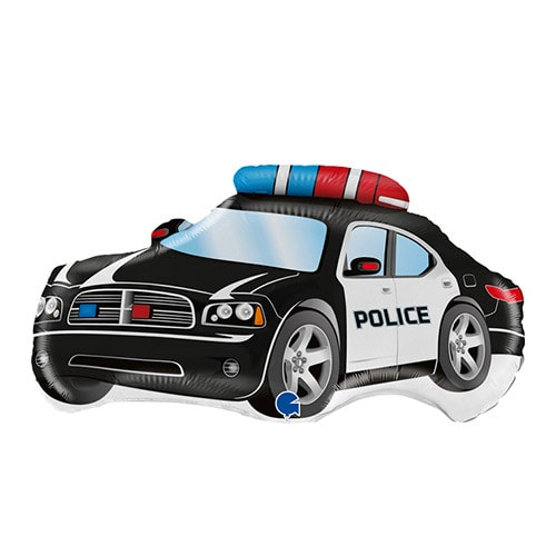 Police Car Air Fill Foil Balloon 38cm / 14 in Product Image