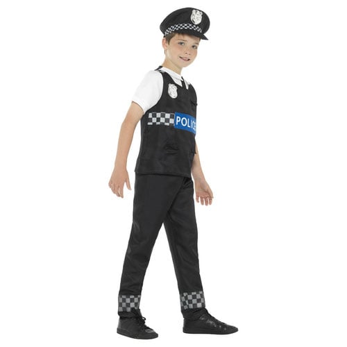 Police Officer Cop Fancy Dress Costume Unisex Teens - Age 13-14 Product Gallery Image