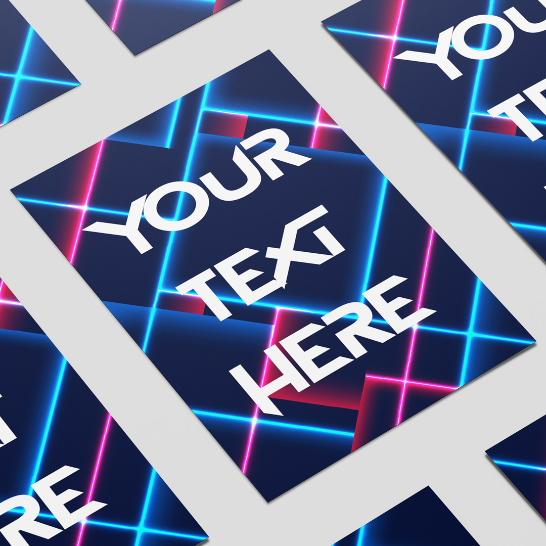 Pop Star Monster Hunters Design Poster PVC Personalised Party Sign Decoration