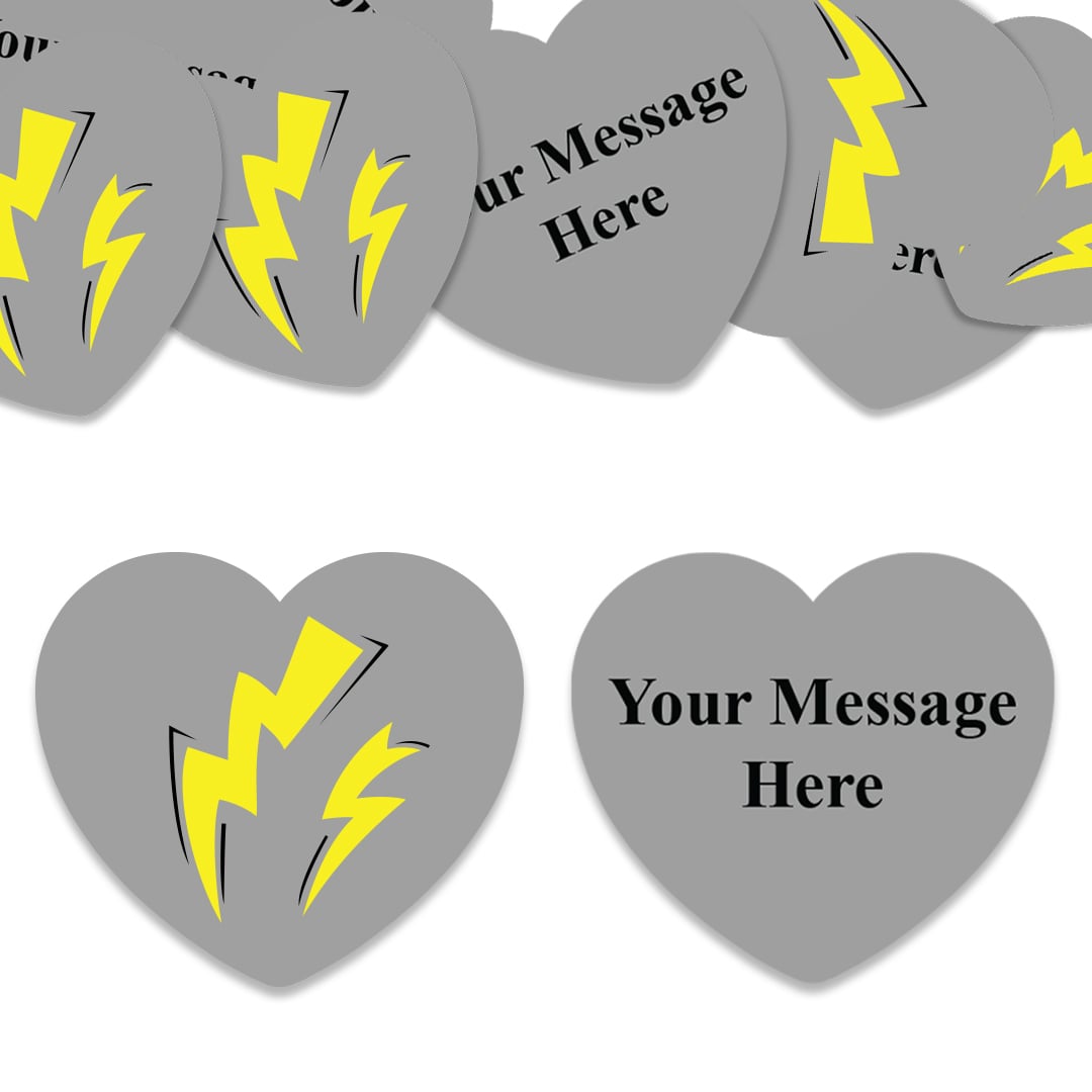 Pop Star Monster Hunters Lightning Bolt Shaped Personalised Confetti - Pack of 50 Product Gallery Image