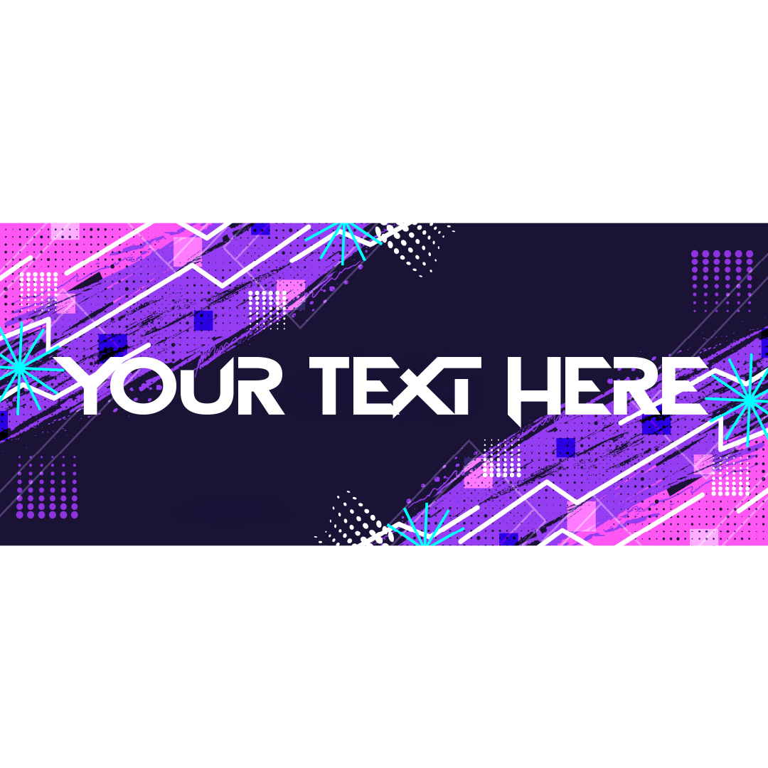 Pop Star Monster Hunters Style Design PVC Personalised Party Sign Decoration