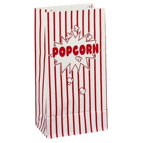 Popcorn Paper Party Bags - Pack of 10