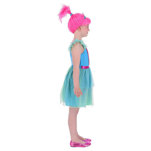 Poppy Trolls Band Together Girls Fancy Dress Costume Kids Small - Age 4-6 Product Gallery Image