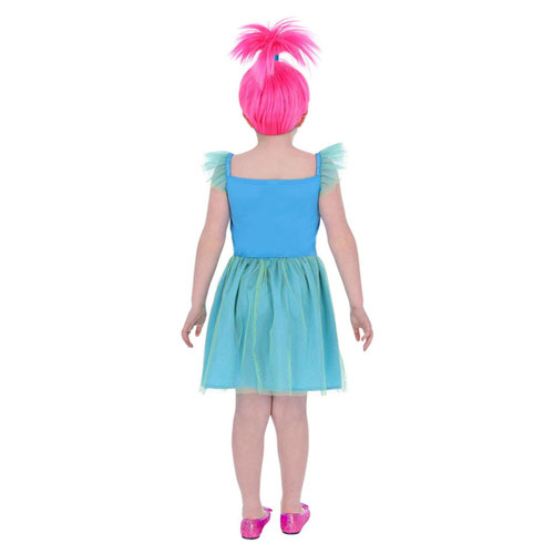 Poppy Trolls Band Together Girls Fancy Dress Costume Kids Small - Age 4-6 Product Gallery Image