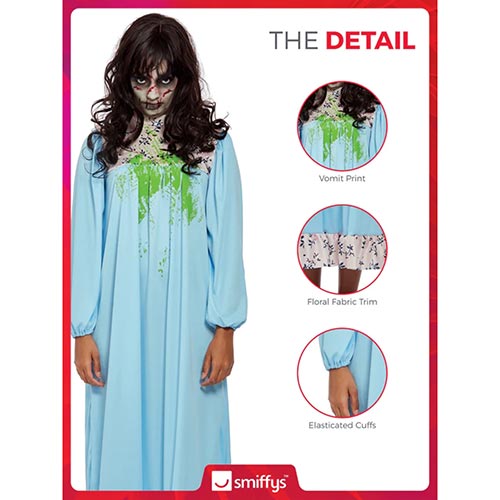 Possessed Undead Girl Fancy Dress Costume Ladies Small - UK 8-10 Product Gallery Image