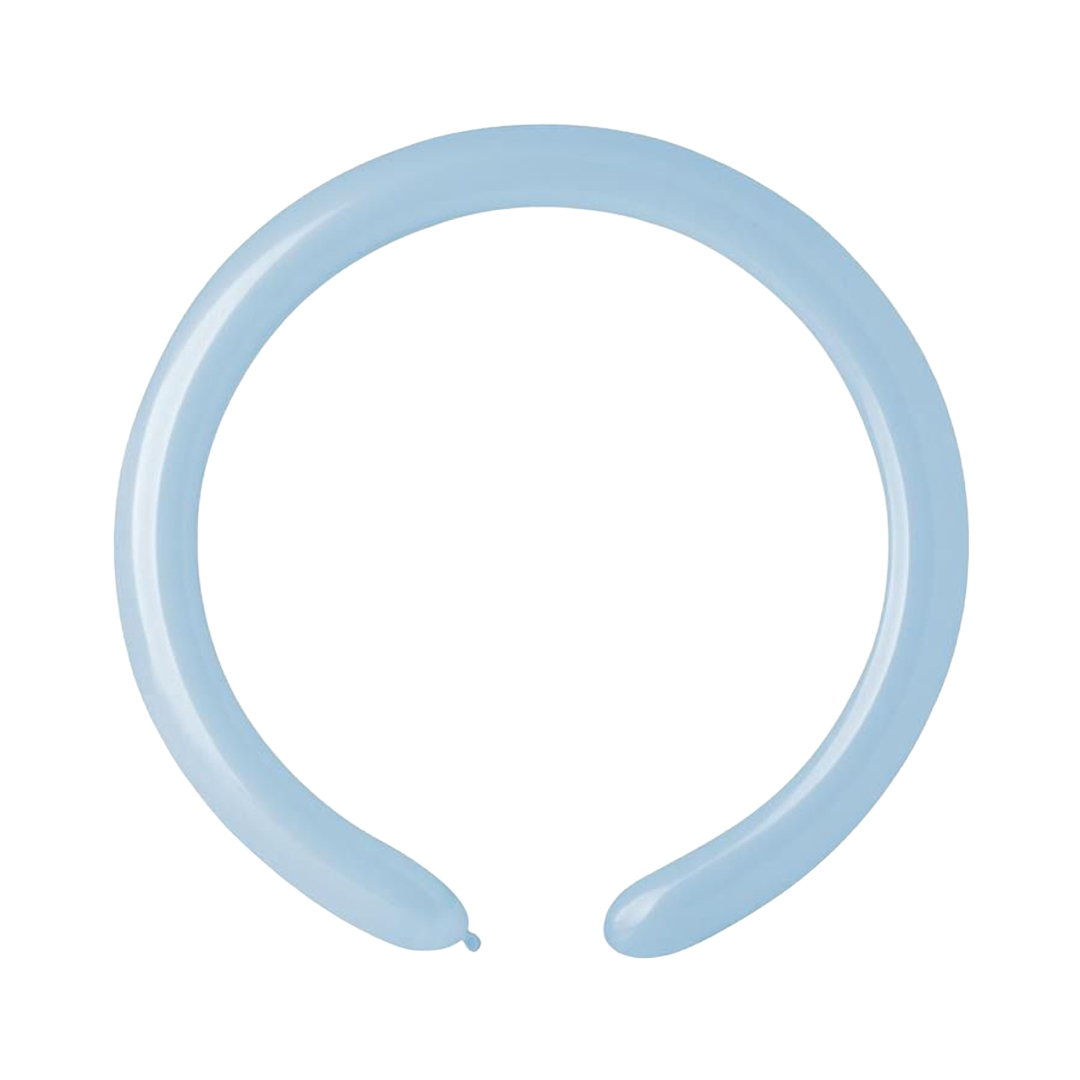 Powder Blue Modelling 260 Latex Balloons - Pack of 100