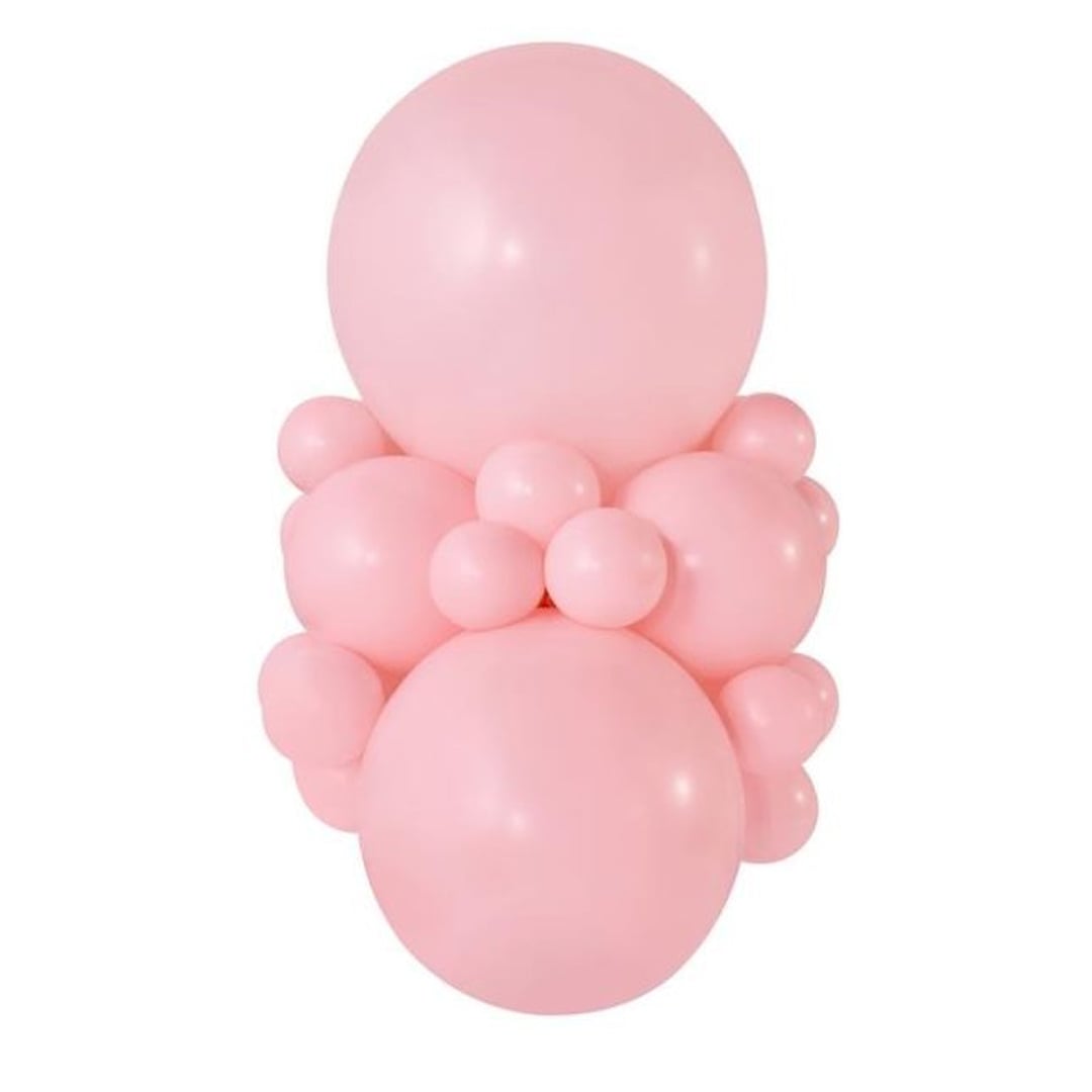 Powder Pink Jumbo Latex Balloon 79cm / 31 in - Single View 3