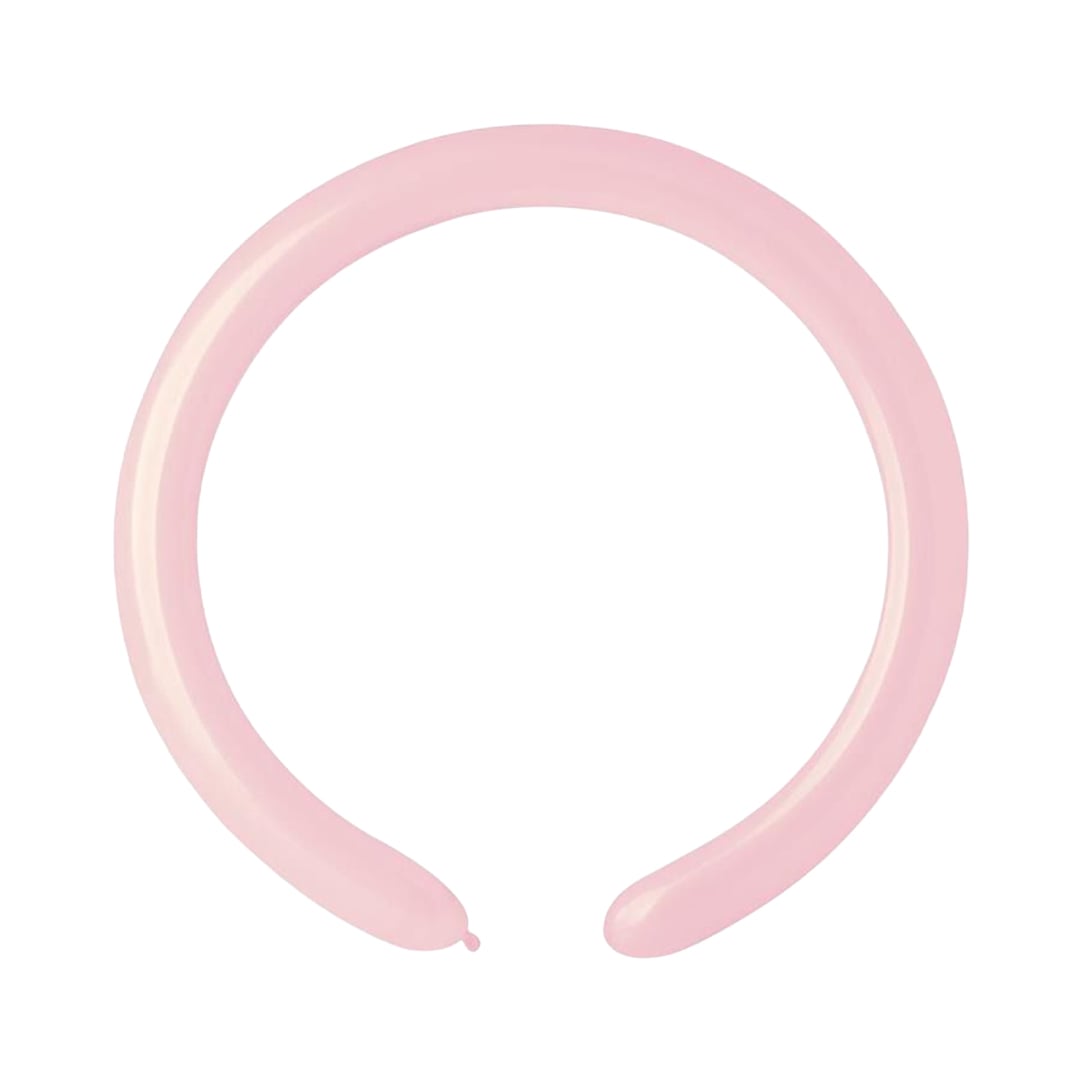 Powder Pink Modelling 260 Latex Balloons - Pack of 100