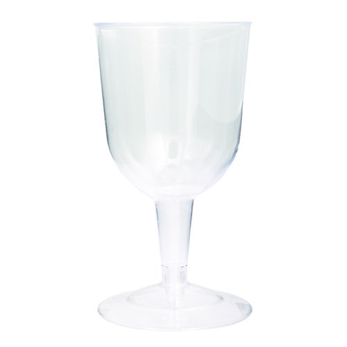 Premier Stylz Clear Plastic Wine Glasses 162ml - Pack of 8 Product Gallery Image