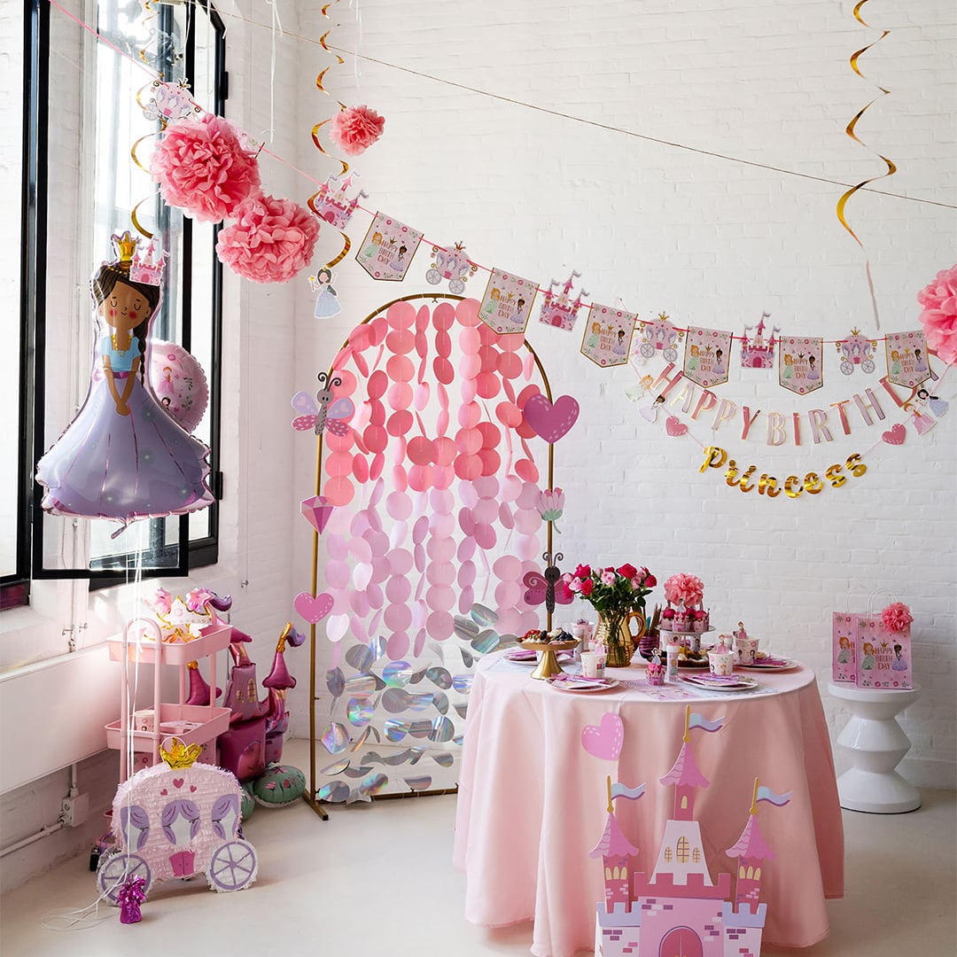 Pretty Princess Birthday Cardboard Letter Banner 1.7m Product Gallery Image