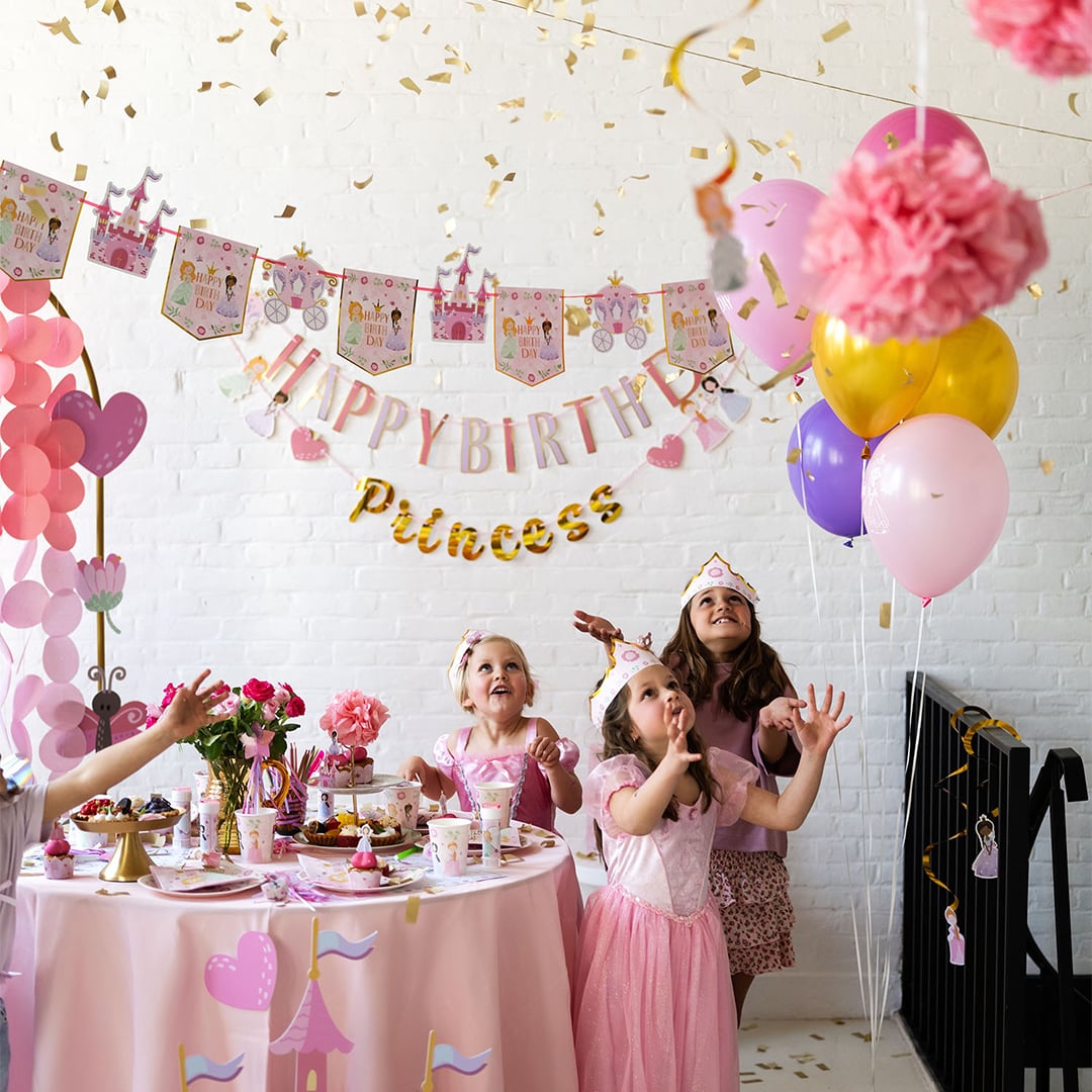 Pretty Princess Birthday Cardboard Letter Banner 1.7m Product Gallery Image