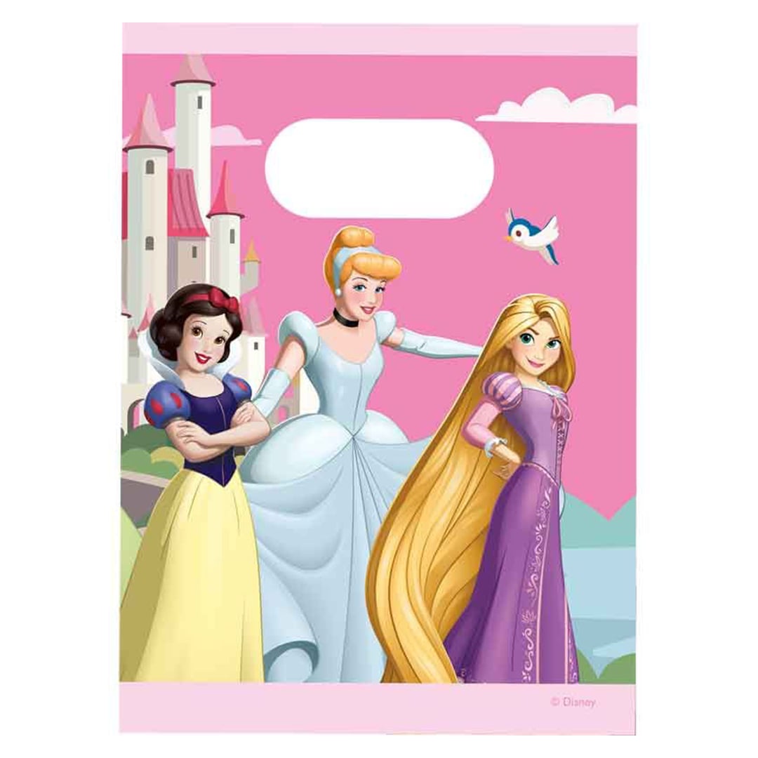 Princess Create Your World Paper Party Loot Bags - Pack of 4