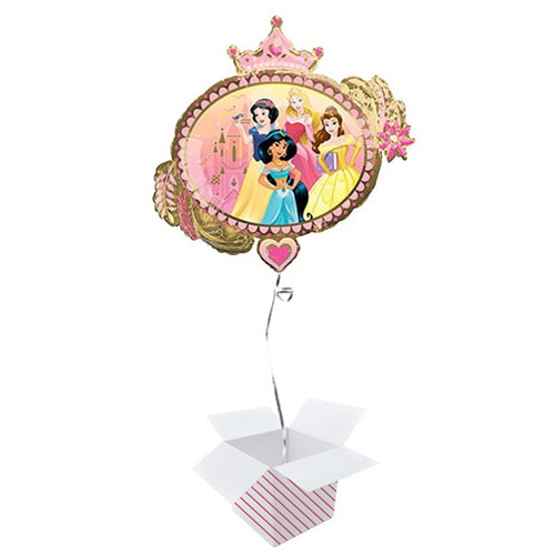 Princess Once Upon A Time Helium Foil Giant Balloon - Inflated Balloon in a Box Product Gallery Image