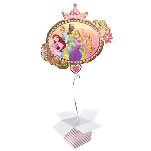 Princess Once Upon A Time Helium Foil Giant Balloon - Inflated Balloon in a Box Product Gallery Image