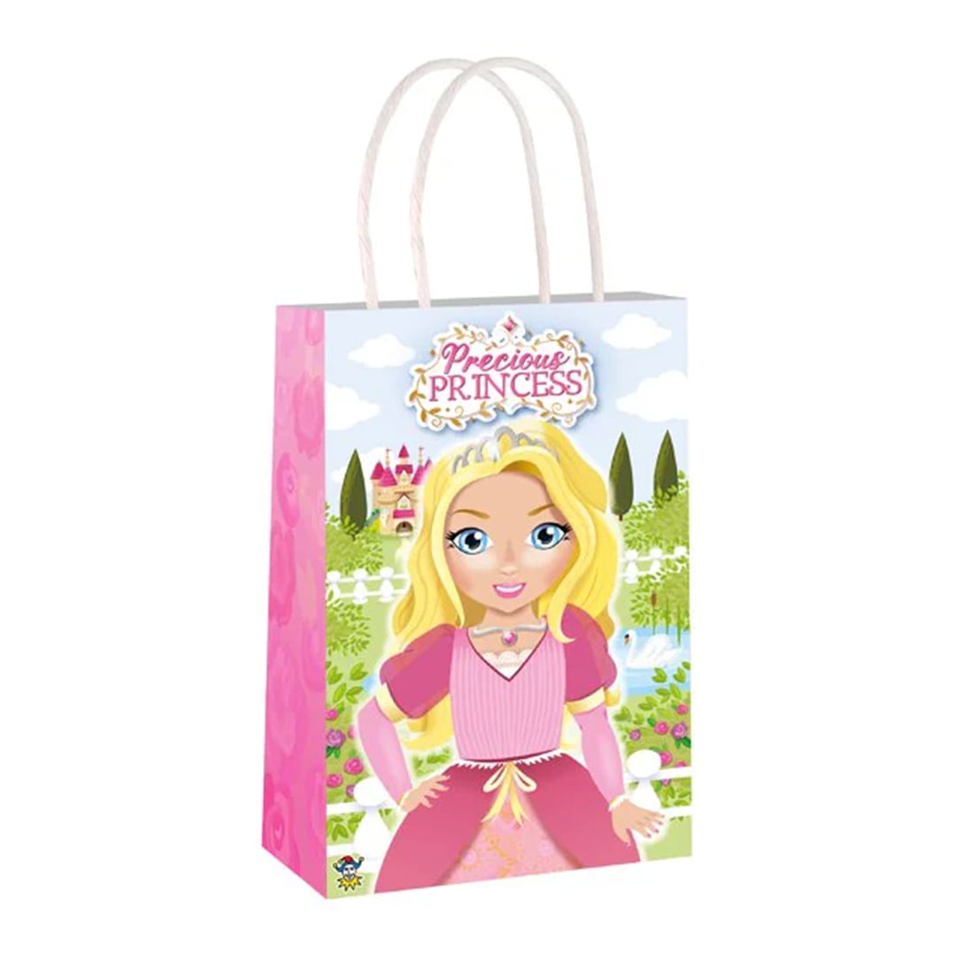 Princess Paper Bag With Handles 21cm