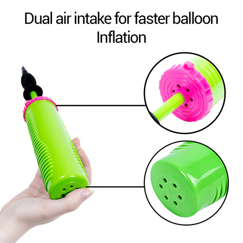 Professional Double Action Air Balloon Hand Pump Product Gallery Image