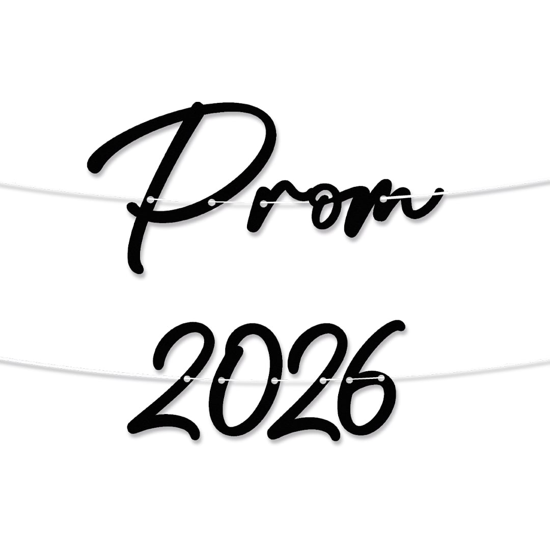 Prom 2026 Recyclable Card Party Bunting
