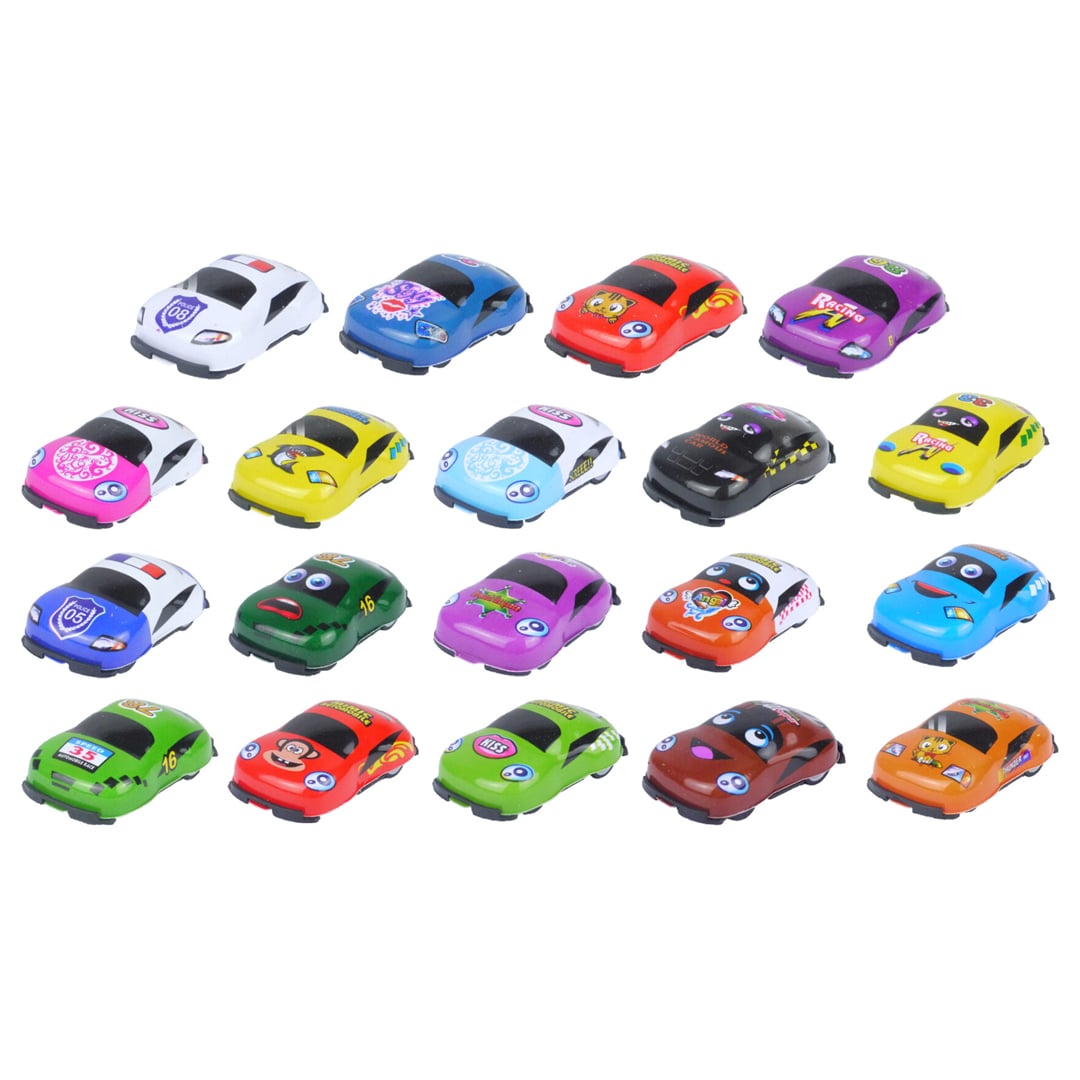 Pull Back and Go Plastic Racing Car 5cm