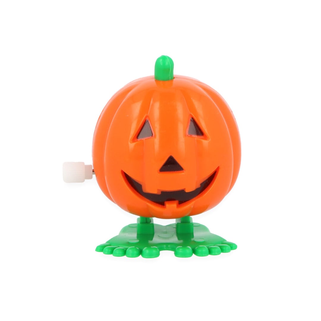 Pumpkin Clockwork Wind Up and Go Halloween Toy 5cm