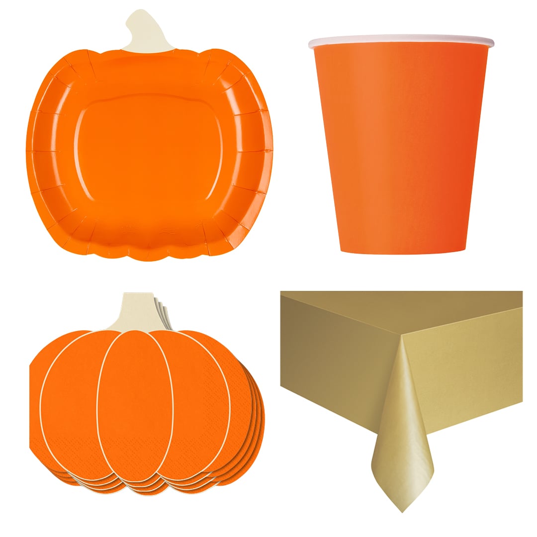 Pumpkin Halloween 6 Person Value Party Pack