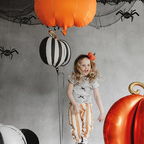 Pumpkin Plush Halloween Fancy Dress Headband Product Gallery Image