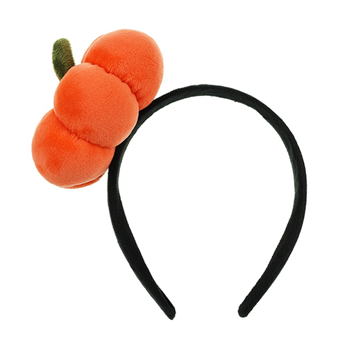 Pumpkin Plush Halloween Fancy Dress Headband Product Gallery Image