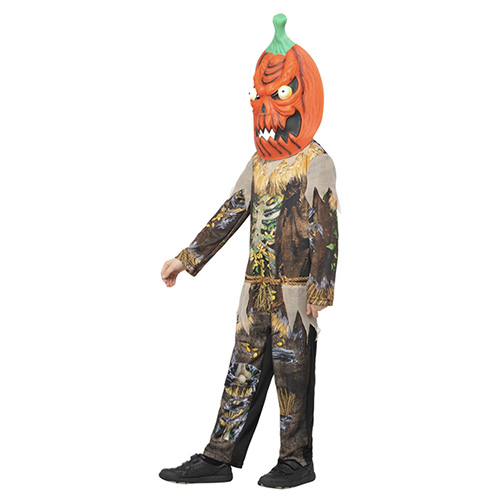 Pumpkin Scarecrow Reaper Fancy Dress Costume Kids Unisex Small - Age 4-6 Product Gallery Image